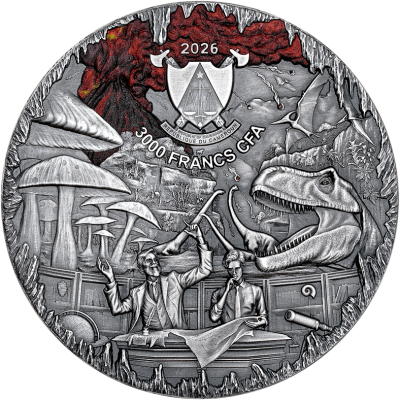 Teekond Maa keskmesse (2026) - 3 oz - hõbedast meenemünt (proof)