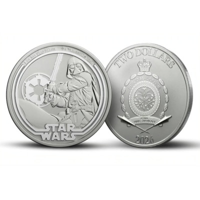 Star Wars Darth Vader (2026) - 1 Oz - Hõbedast investeerimismünt