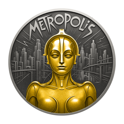 Metropolis (2025), sillent film classics - silver collector coin