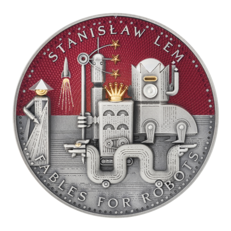 Stanislaw Lem - Fables for Robots - 2 Oz - Silver Collector Coin