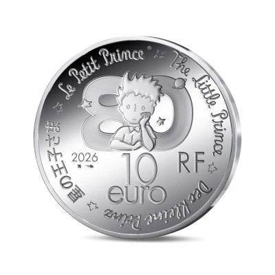 Väike prints - rebane - 22,5g - hõbedast proof kollektsioonimünt