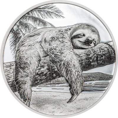 Seitse surmapattu - Laiskus - (2026) - 1 Oz - hõbedast meenemünt - Proof kollektsioonimünt