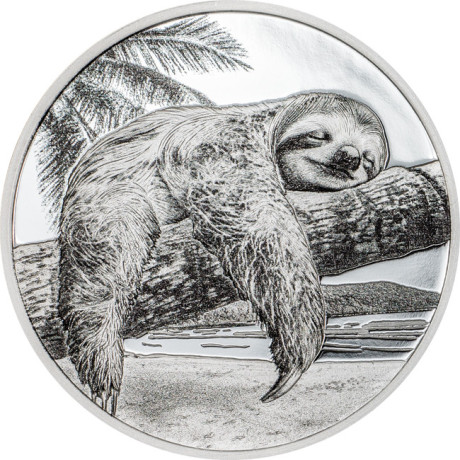 Seitse surmapattu - Laiskus - (2026) - 1 Oz - hõbedast meenemünt - Proof kollektsioonimünt