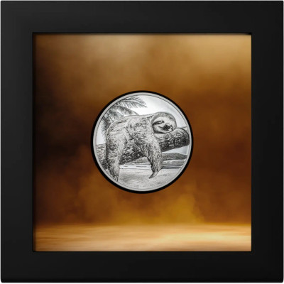 Seitse surmapattu - Laiskus - (2026) - 1 Oz - hõbedast meenemünt - Proof kollektsioonimünt