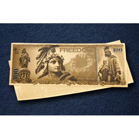Freedom Aurum - 24k Gold Bill (100mg)
