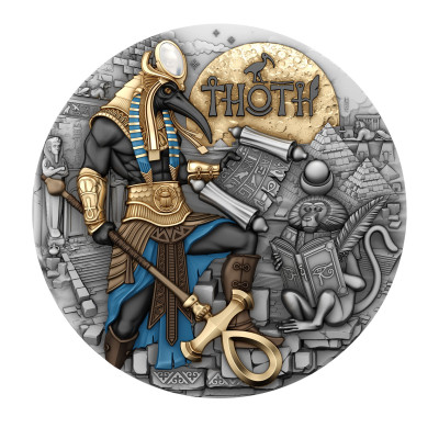 Thoth - 2 Oz - hõbedast kollektsioonimünt