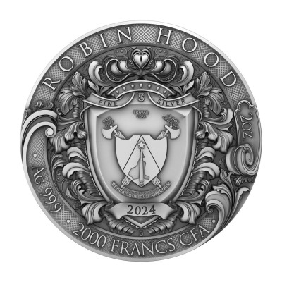 Robin Hood - 2 Oz - hõbedast kollektsioonimünt
