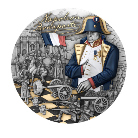 Napoleon Bonaparte - 2 Oz - hõbedast kollektsioonimünt