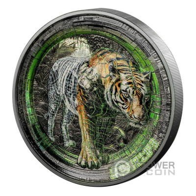 Tiger Other Life - 3 Oz - hõbedast kollektsioonimünt