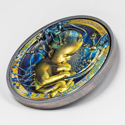 Baby Cyborg Revolution (2022) - 3 oz hõbedast meenemünt (Proof)