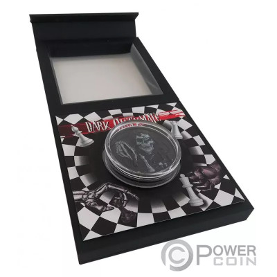 Dark Checkmate (2021) - 3 oz hõbedast meenemünt (Proof)
