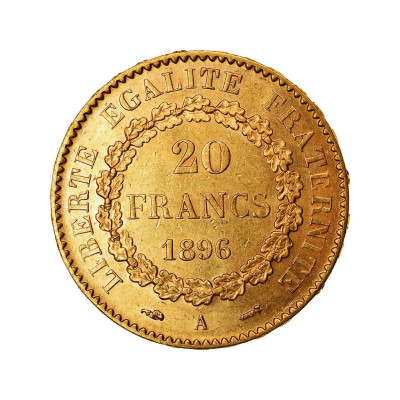 20 franki - 6,45 g - kuldne investeerimismünt