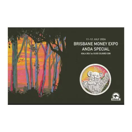 Koala Brisbane Expo (2026) – 1 unts – hõbedane kollektsioonimünt
