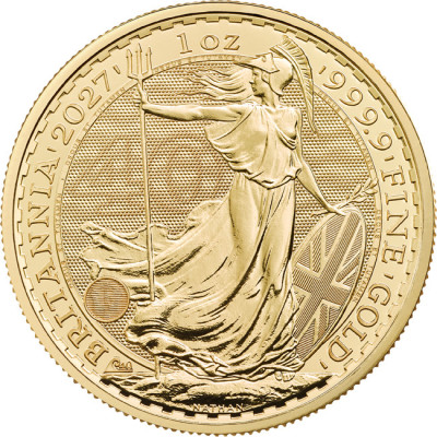 Britannia (2027) – 1 unts – kuldne investeerimismünt