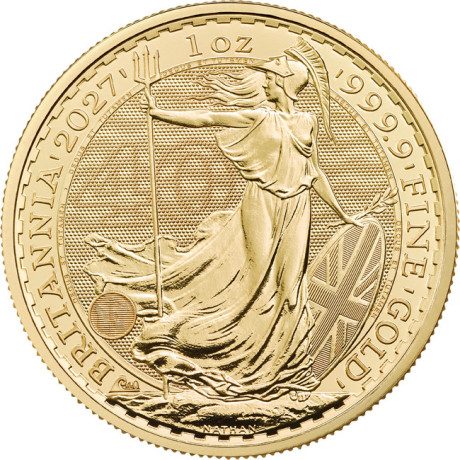 Britannia (2027) – 1 unts – kuldne investeerimismünt
